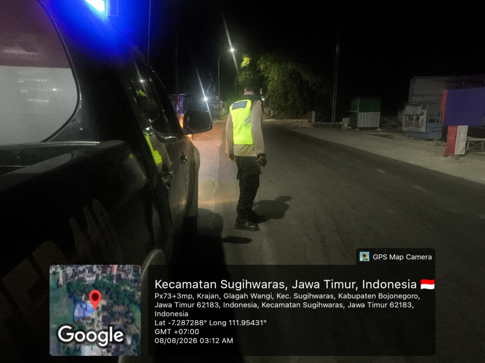 Polsek Sugihwaras Gelar Patroli Sapa Fajar Jaga Keamanan dan Ketertiban Masyarakat 