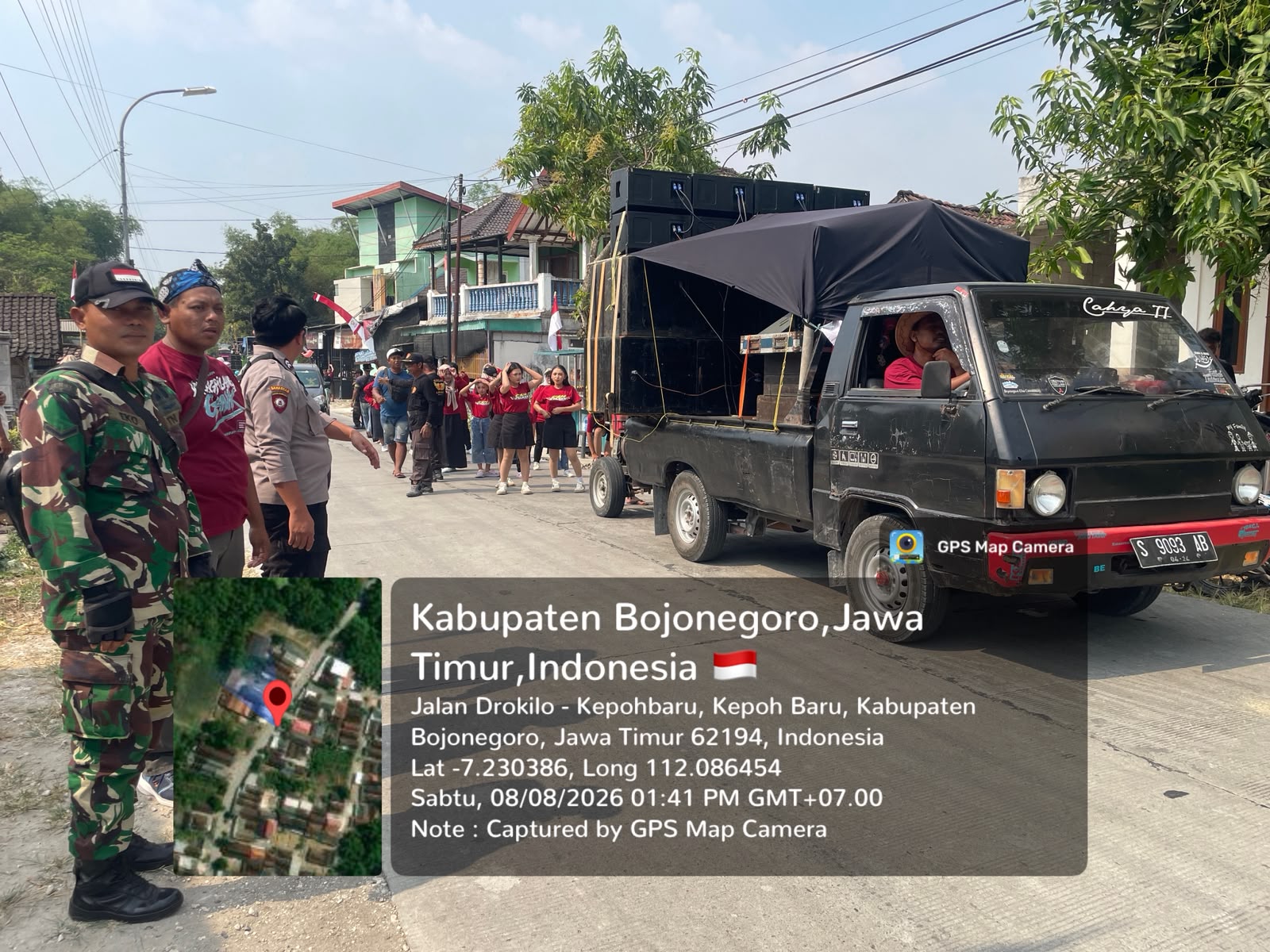 Polsek Kepohbaru Amankan Giat Karnaval Budaya di Desa Pejok