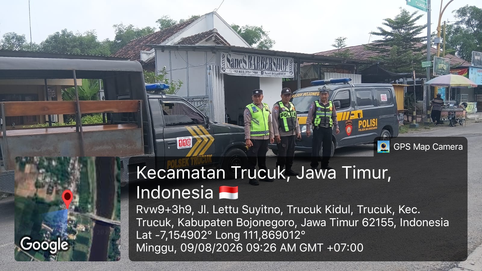 Patroli Bersinggungan Antisipasi Gangguan Kamtibmas Diwilayah Perbatasan