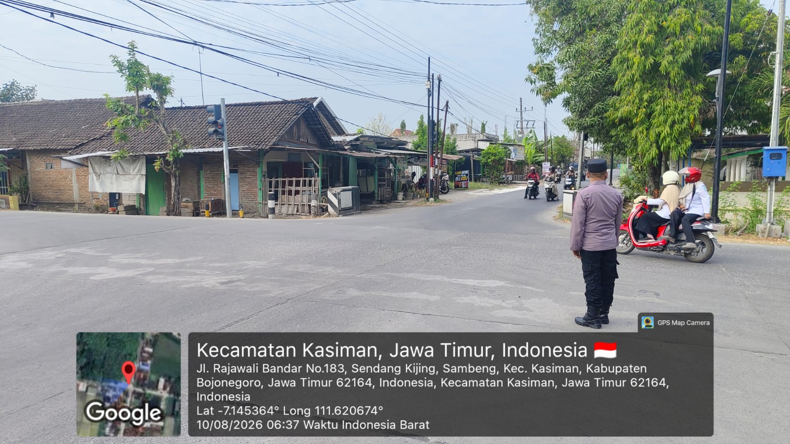 Polsek Kasiman Melaksanakan Program Sapa Pagi