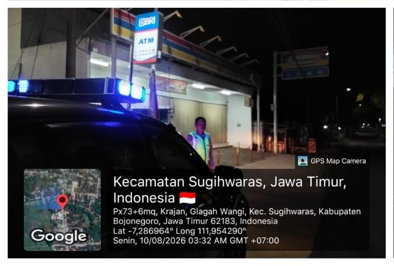 Polsek Sugihwaras Gelar Patroli Sapa Fajar Jaga Keamanan dan Ketertiban Masyarakat