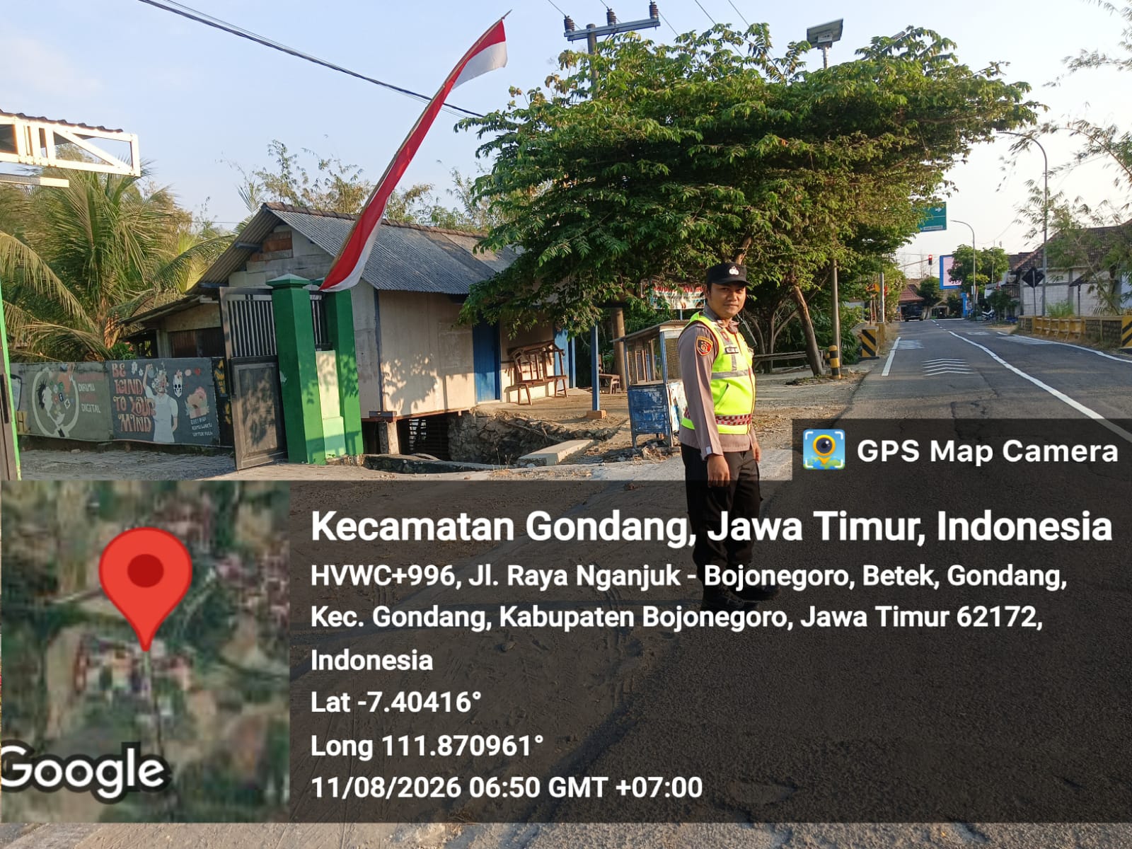 Polsek Gondang Melaksanakan Program Sapa Pagi