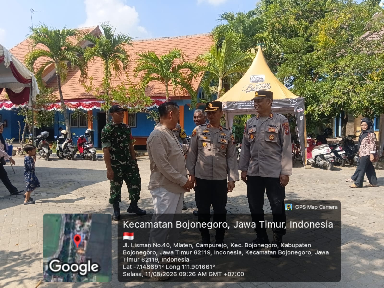 Sedekah Bumi Campurejo Meriah, Polsek Bojonegoro Kota Pastikan Rangkaian Kegiatan Berjalan Aman