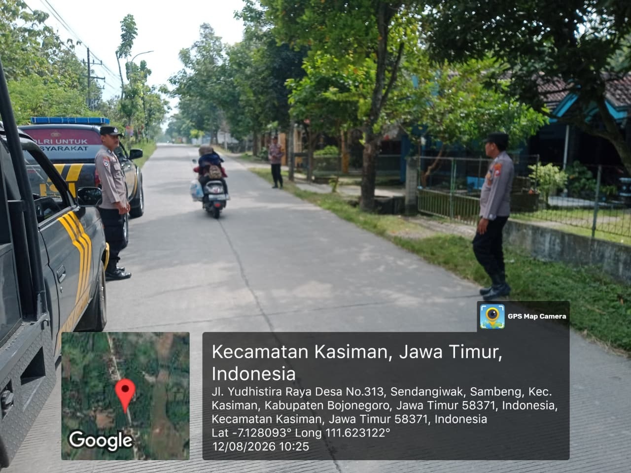 Patroli bersinggungan Gelar Patroli sampai diperbatasan Polsek Kedewan laksanakan giat patroli bersinggungan