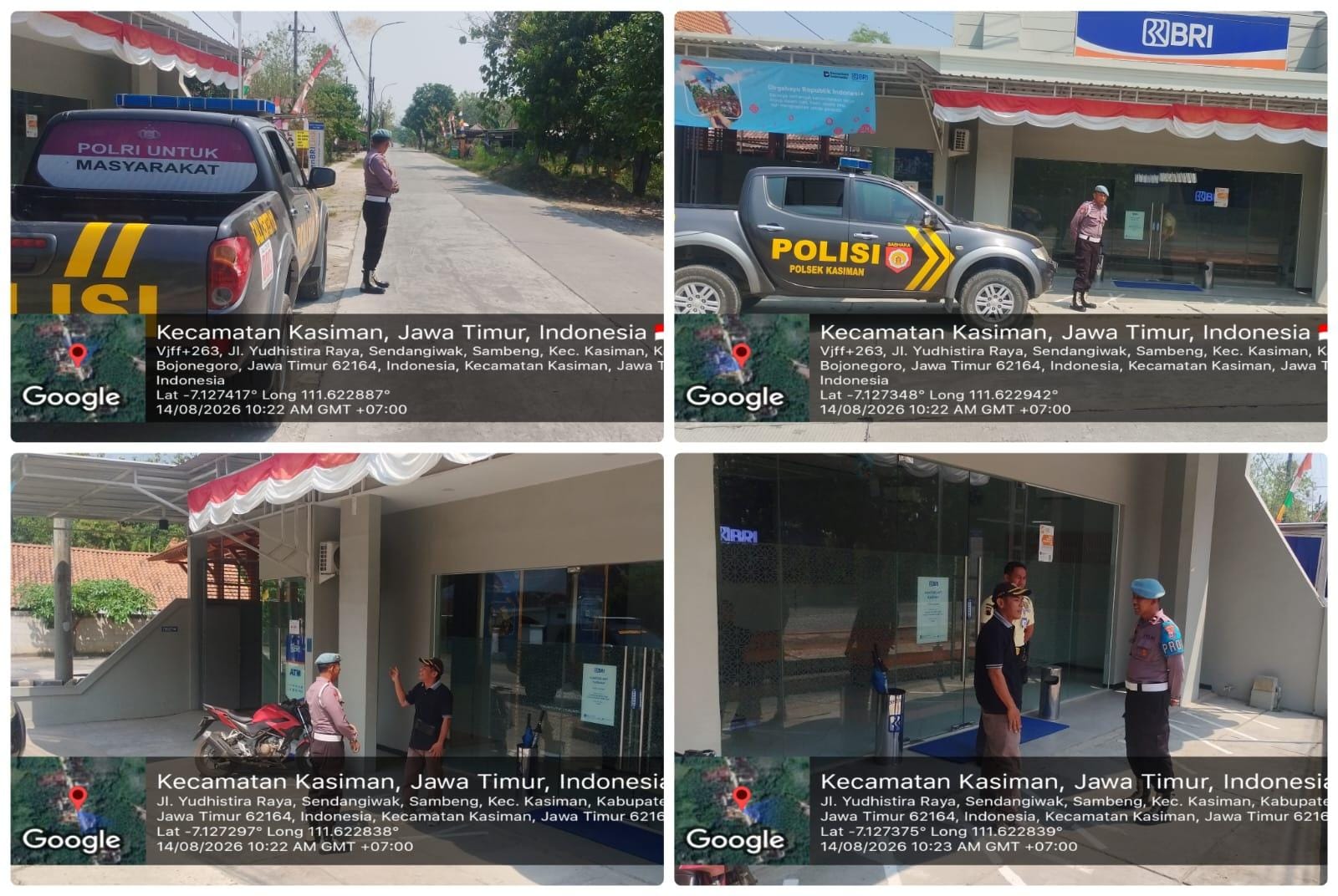 Polsek Kasiman Melaksanakan Patroli Siang
