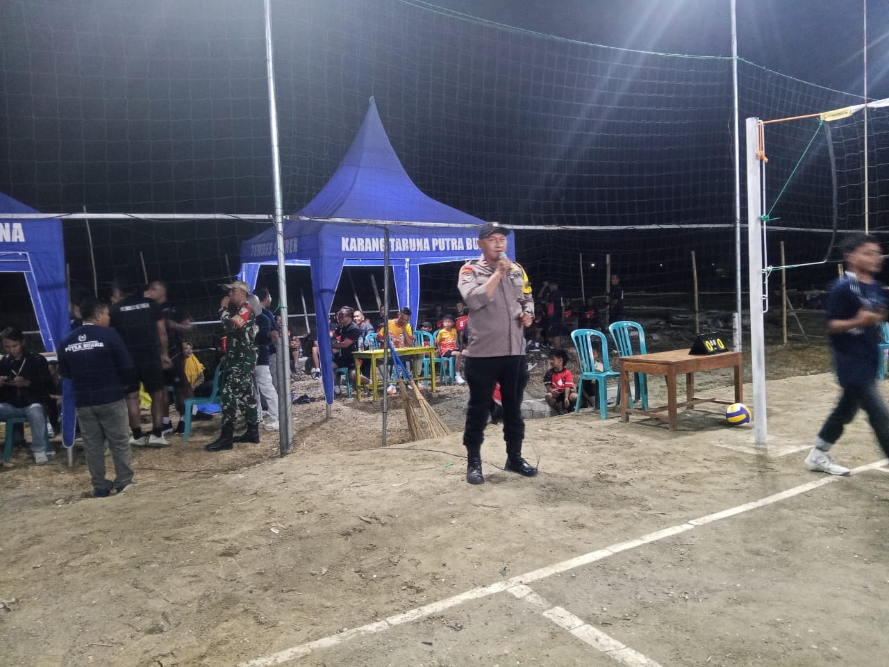 Bhabinkamtibmas Berikan Pesan Kamtibmas