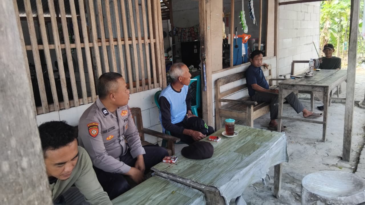 Kanit Sabhara Polsek Ngraho Himbau Masyarakat untuk Ciptakan Kamtibmas