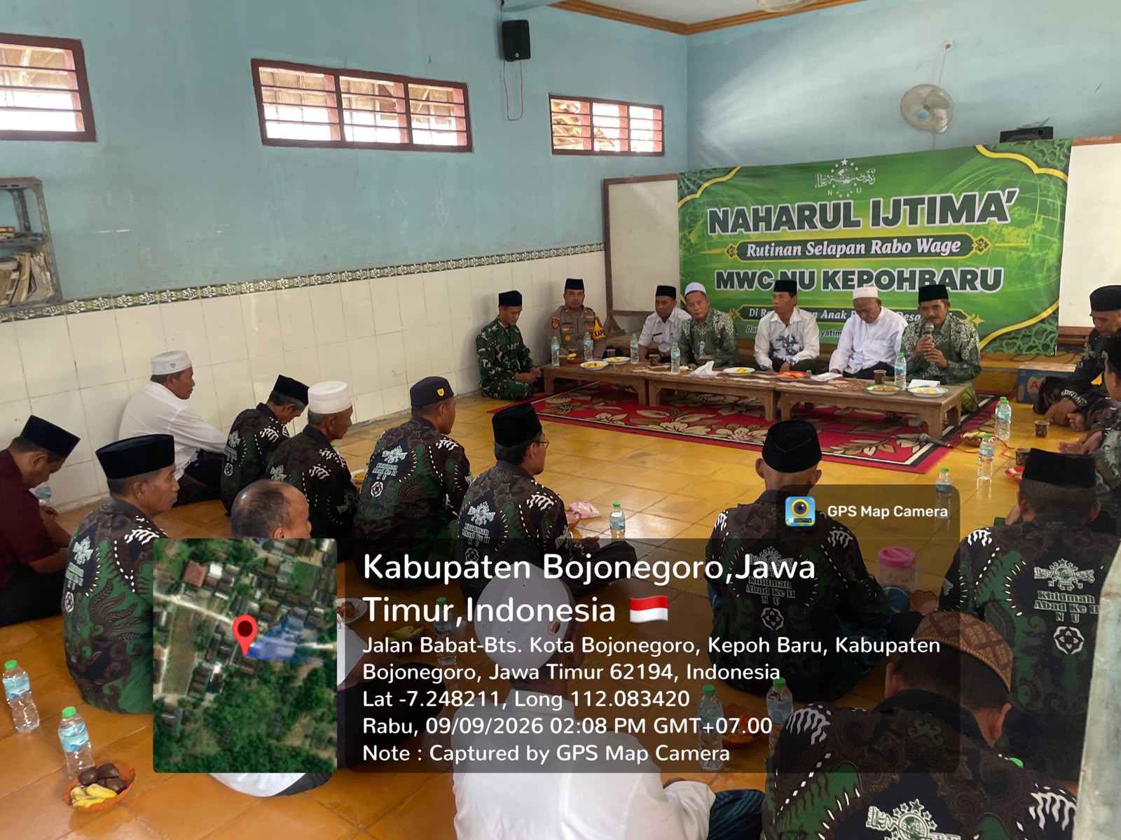 Kapolsek Kepohbaru Hadiri Naharul Ijtima’ MWC NU Kepohbaru