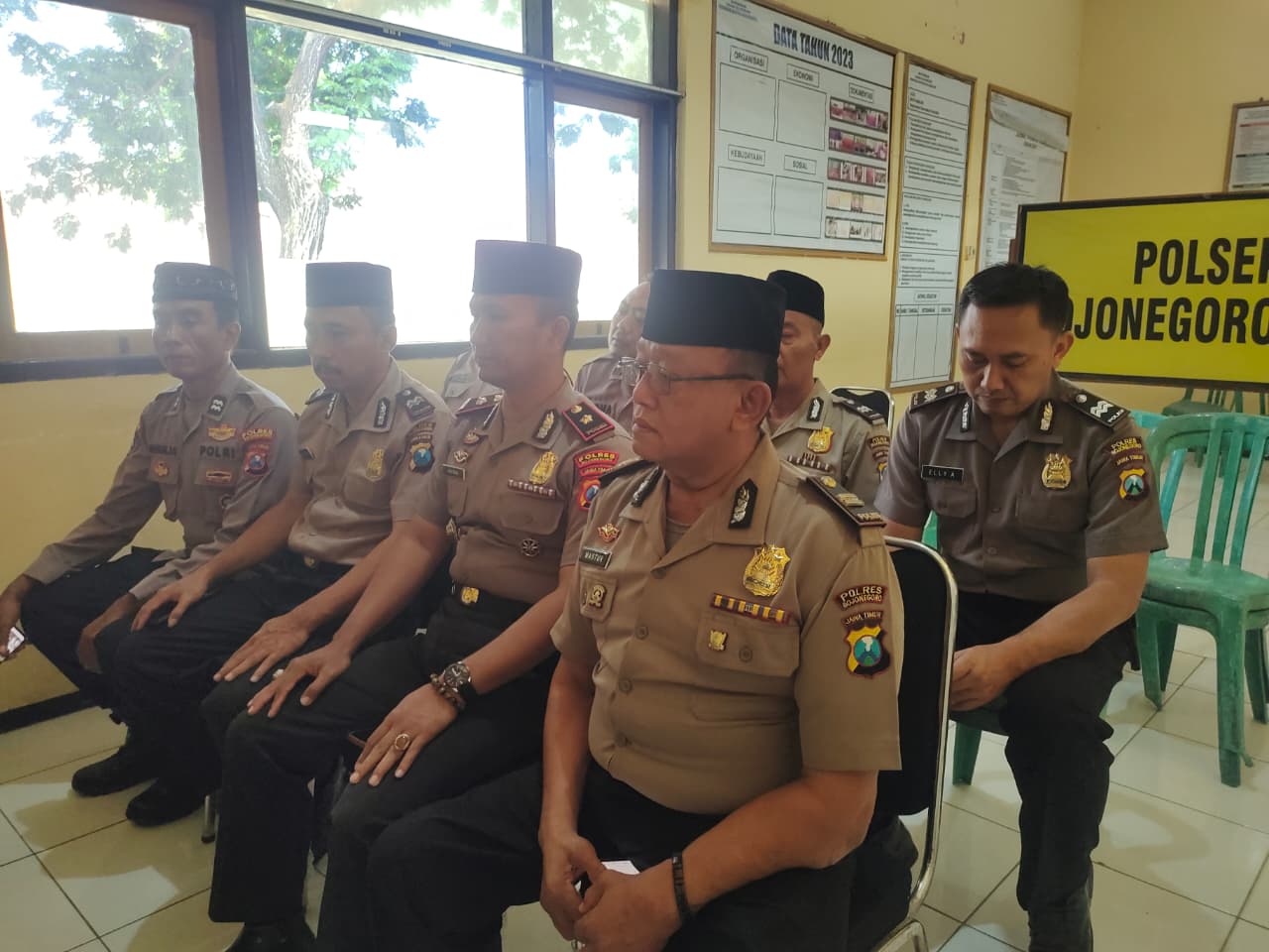 Bangun Karakter dan Integritas, Personel Polsek Bojonegoro Kota Ikuti Binrohtal