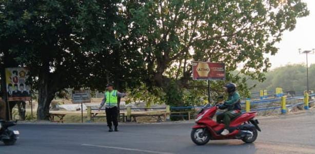 polsek Sukosewu laksanakan sapa pagi