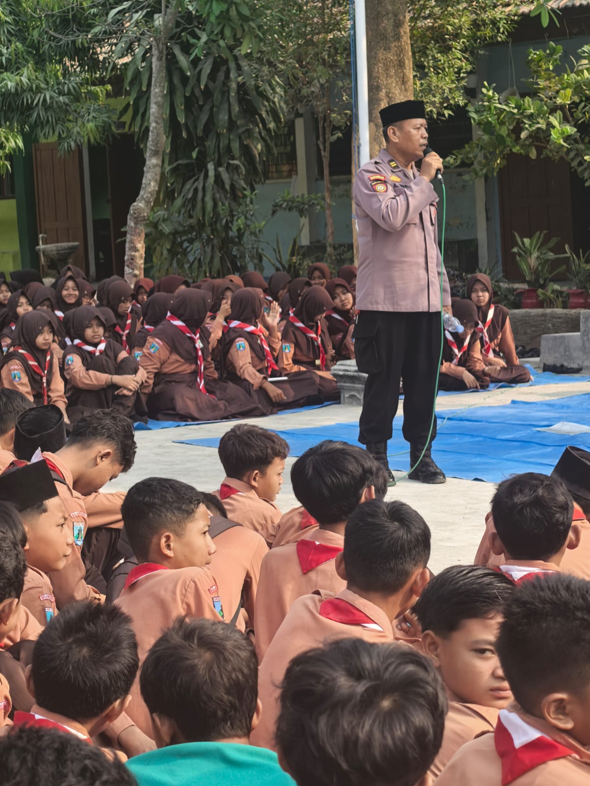 Polsek Padangan Binluh Antisipasi Bahaya Narkoba dan Kenakalan Remaja