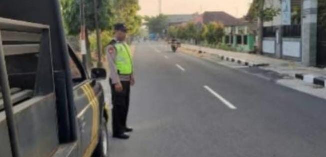 polsek Sukosewu laksanakan sapa pagi