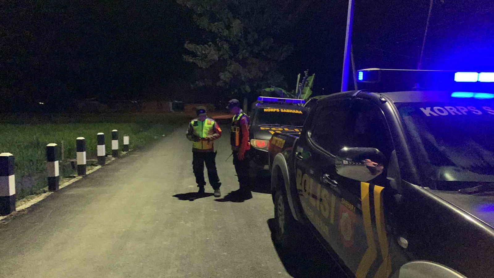 Polsek Sekar - Gondang Laksanakan Patroli Bersinggungan
