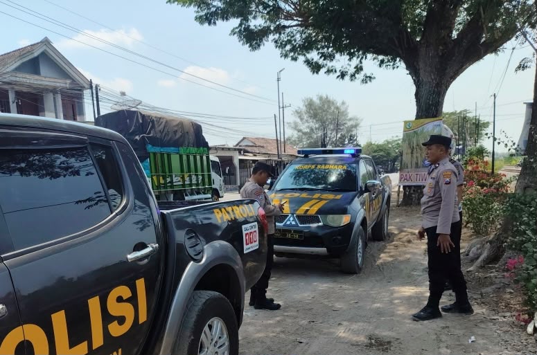 Antisipasi Kriminalitas, Polsek Sumberrejo Gelar Patroli Bersinggungan Dengan Polsek Balen