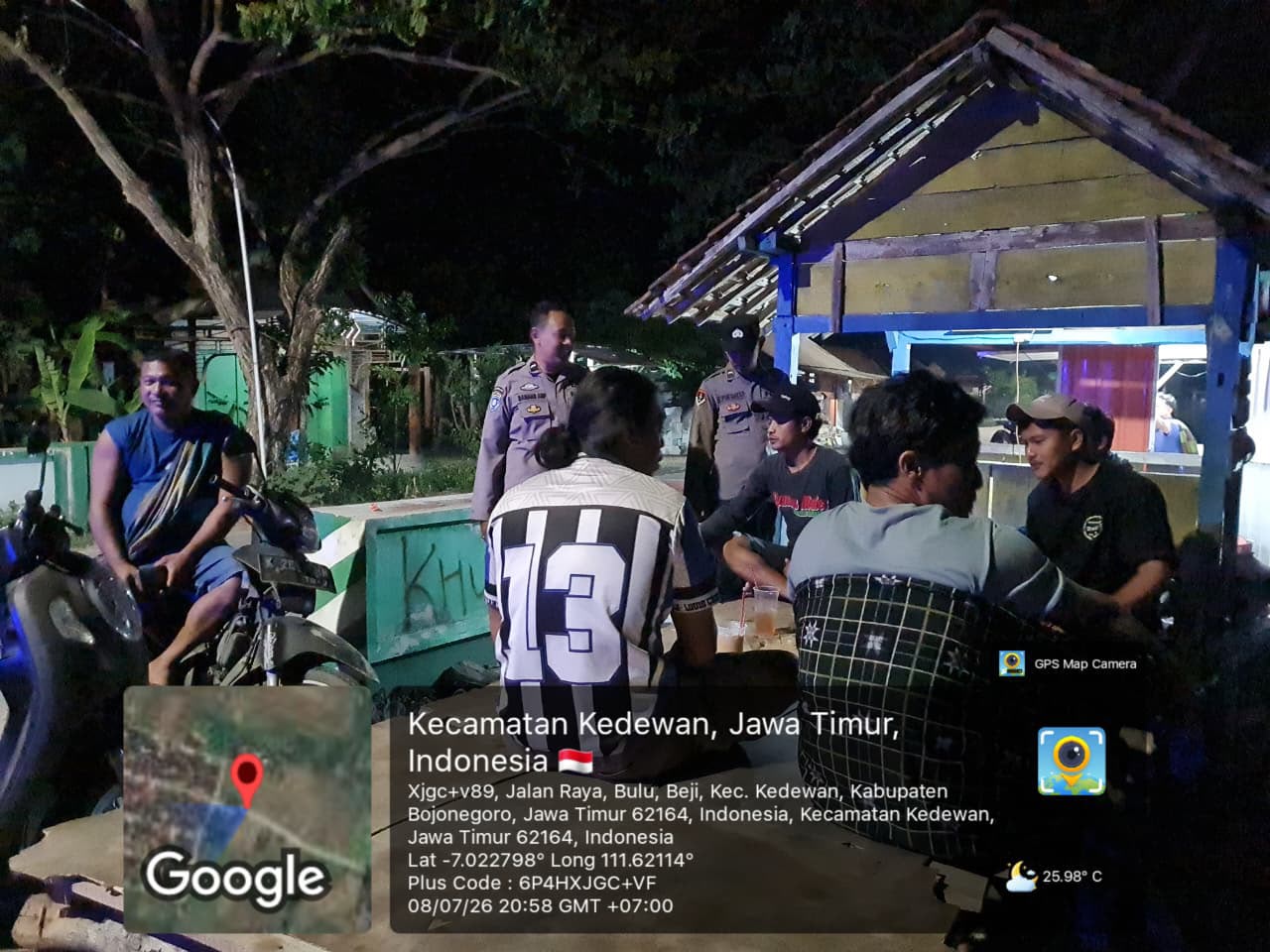 Respon Cepat Aduan Melalui Call Center 110, Polsek Kedewan Bubarkan Kerumunan Pemuda Yang di Duga Miras