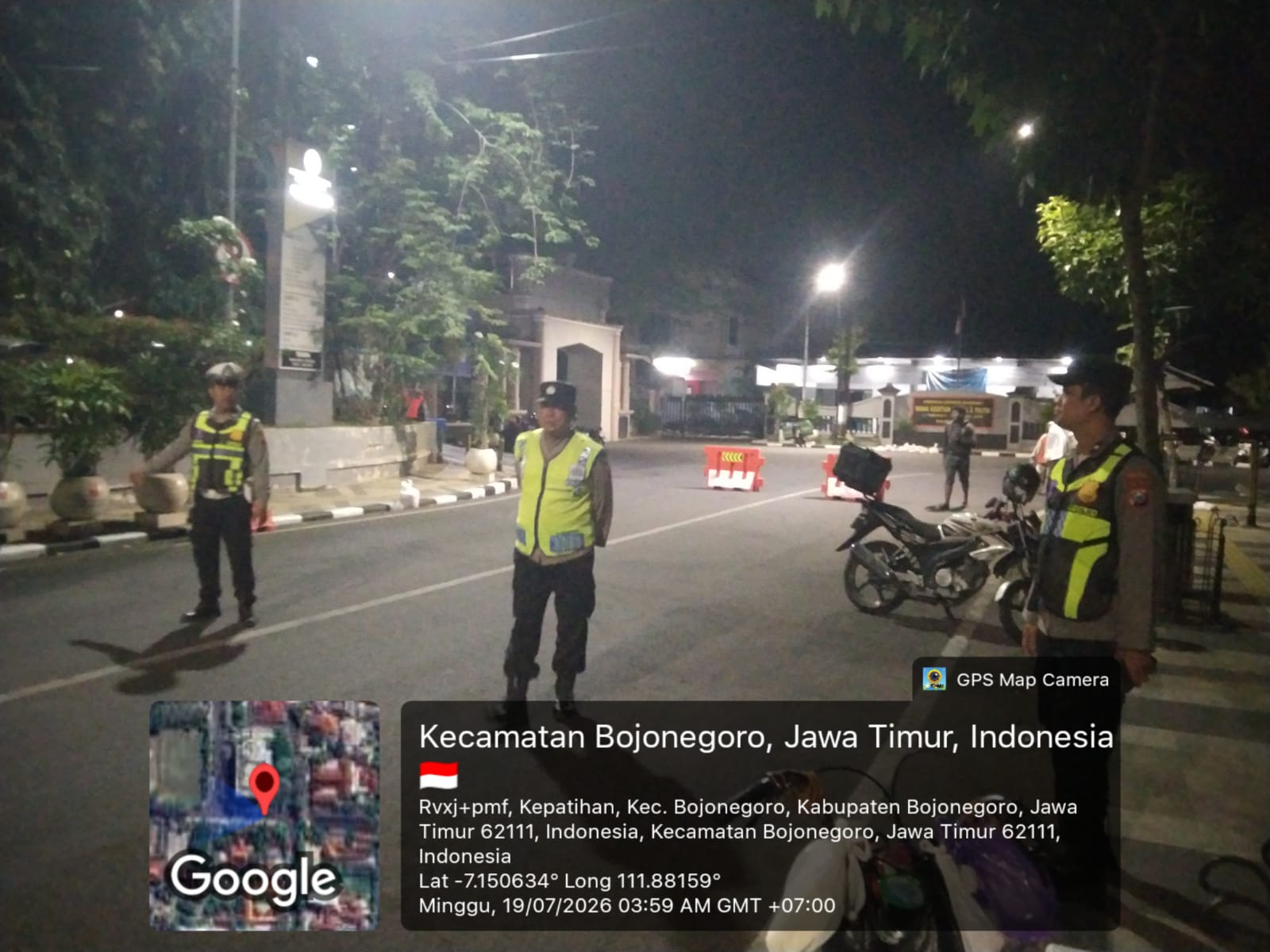 Polsek Bojonegoro Kota Amankan Nobar Perebutan Juara 3 Piala Dunia 2026, Situasi Berlangsung Kondusif