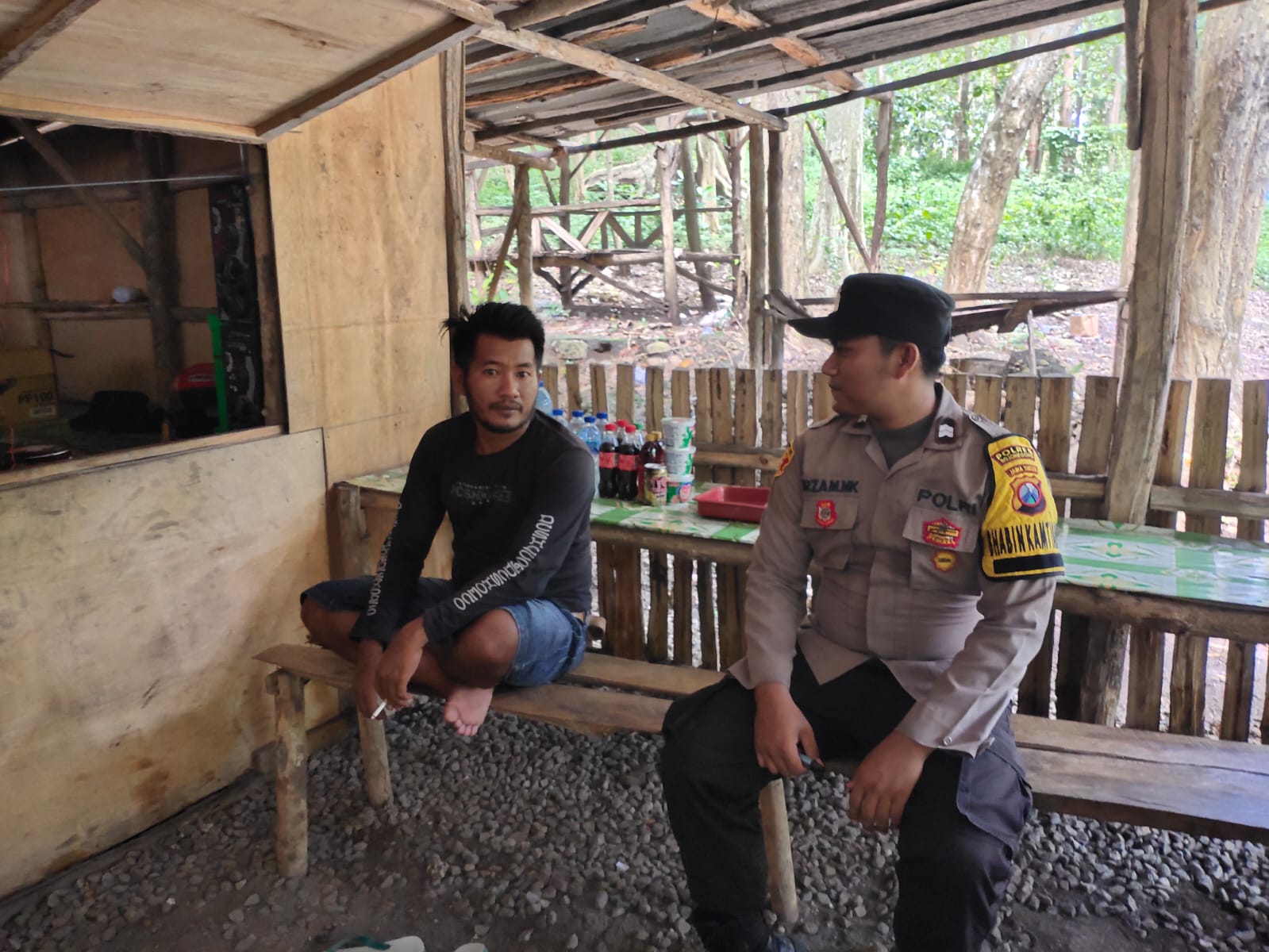 Bhabinkamtibmas Polsek Gondang Giat Sambang dan Dialogis dengan Warga Binaan