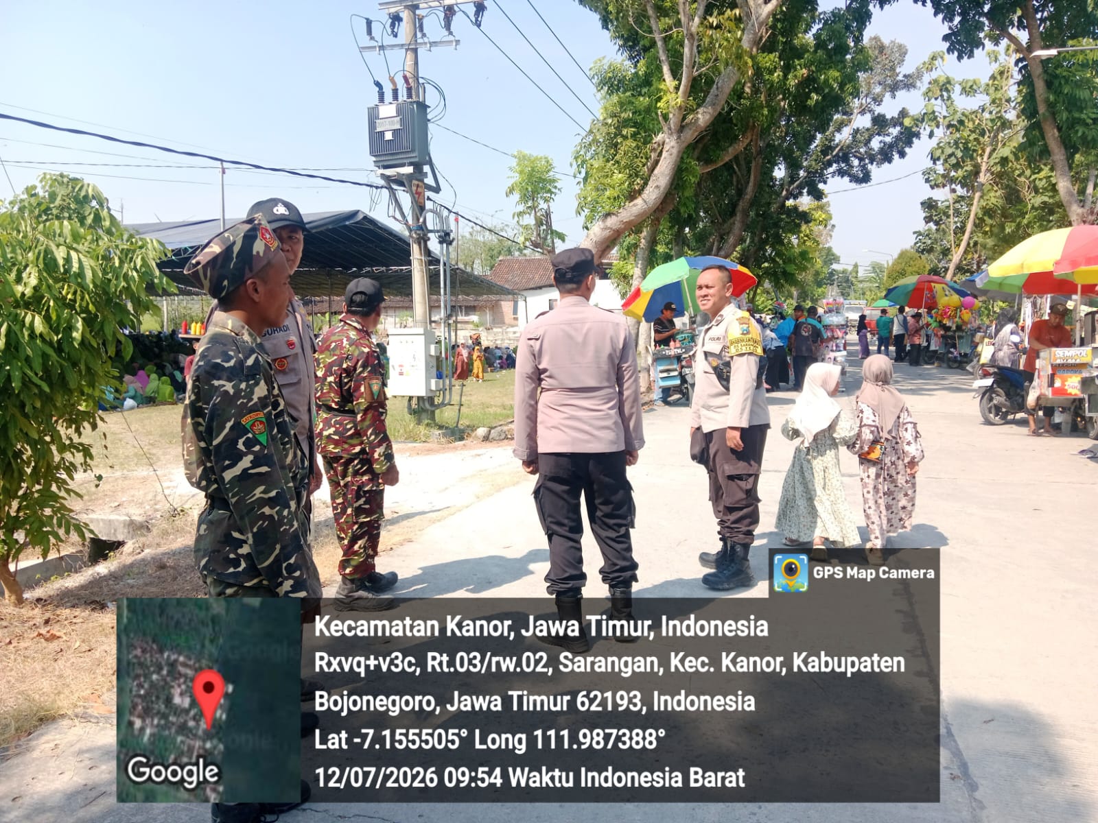 Pengamanan Kegiatan Pengajian dan Santunan Anak Yatim