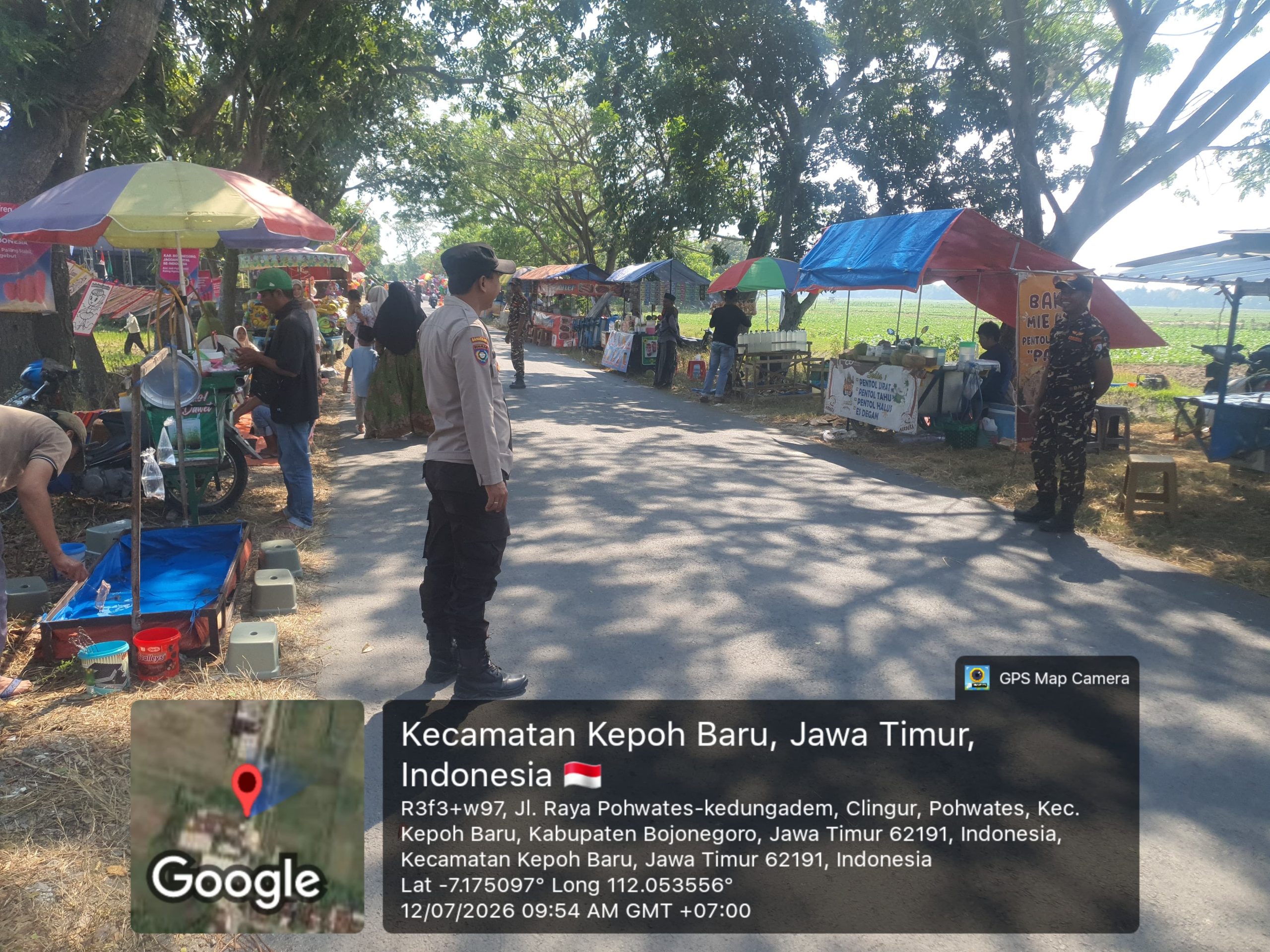 Polsek Kepohbaru Laksanakan Pengamanan Pertemuan Rutin Fatayat Muslimat NU Kepohbaru