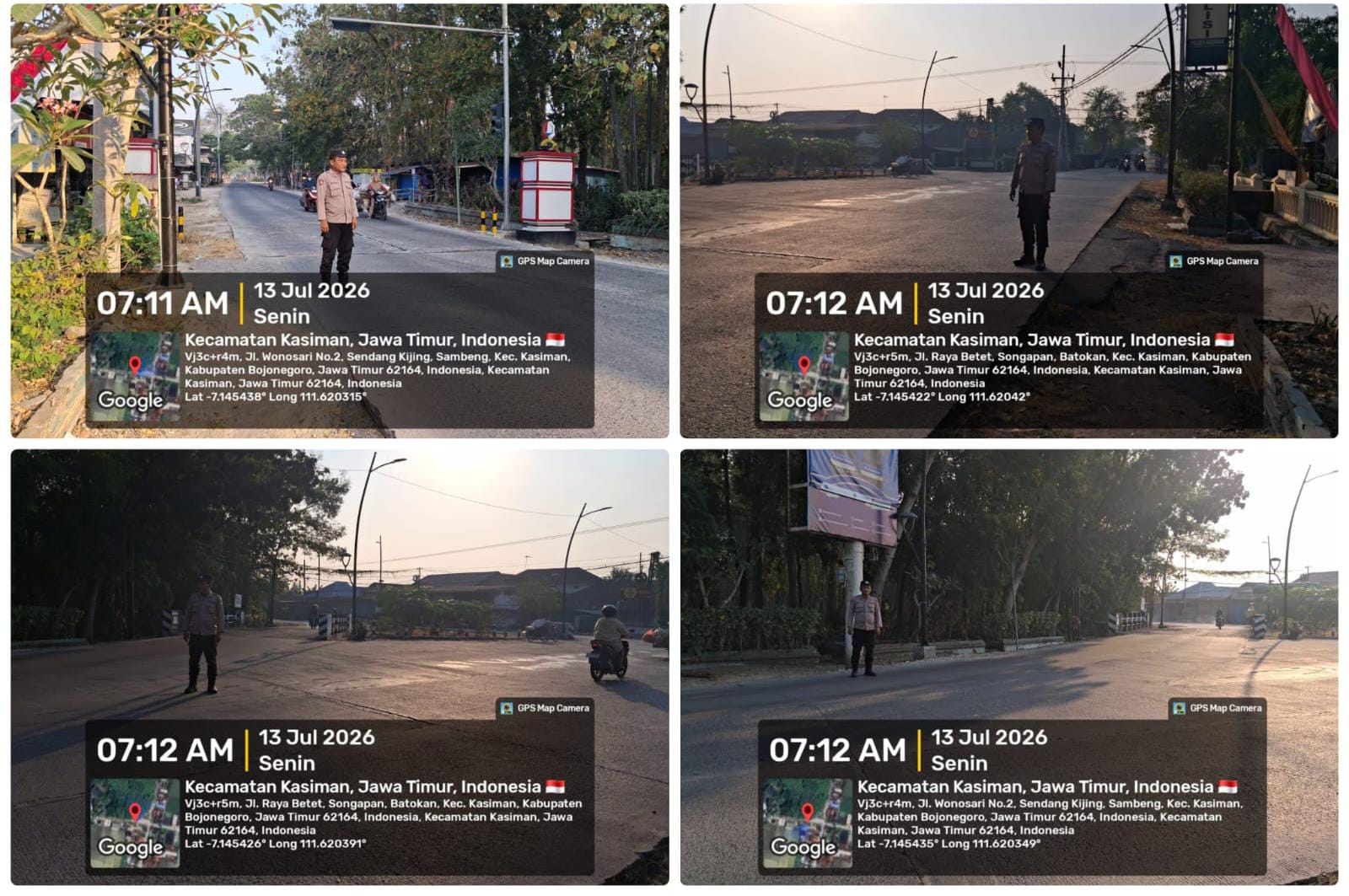Polsek Kasiman Melaksanakan Program Sapa Pagi