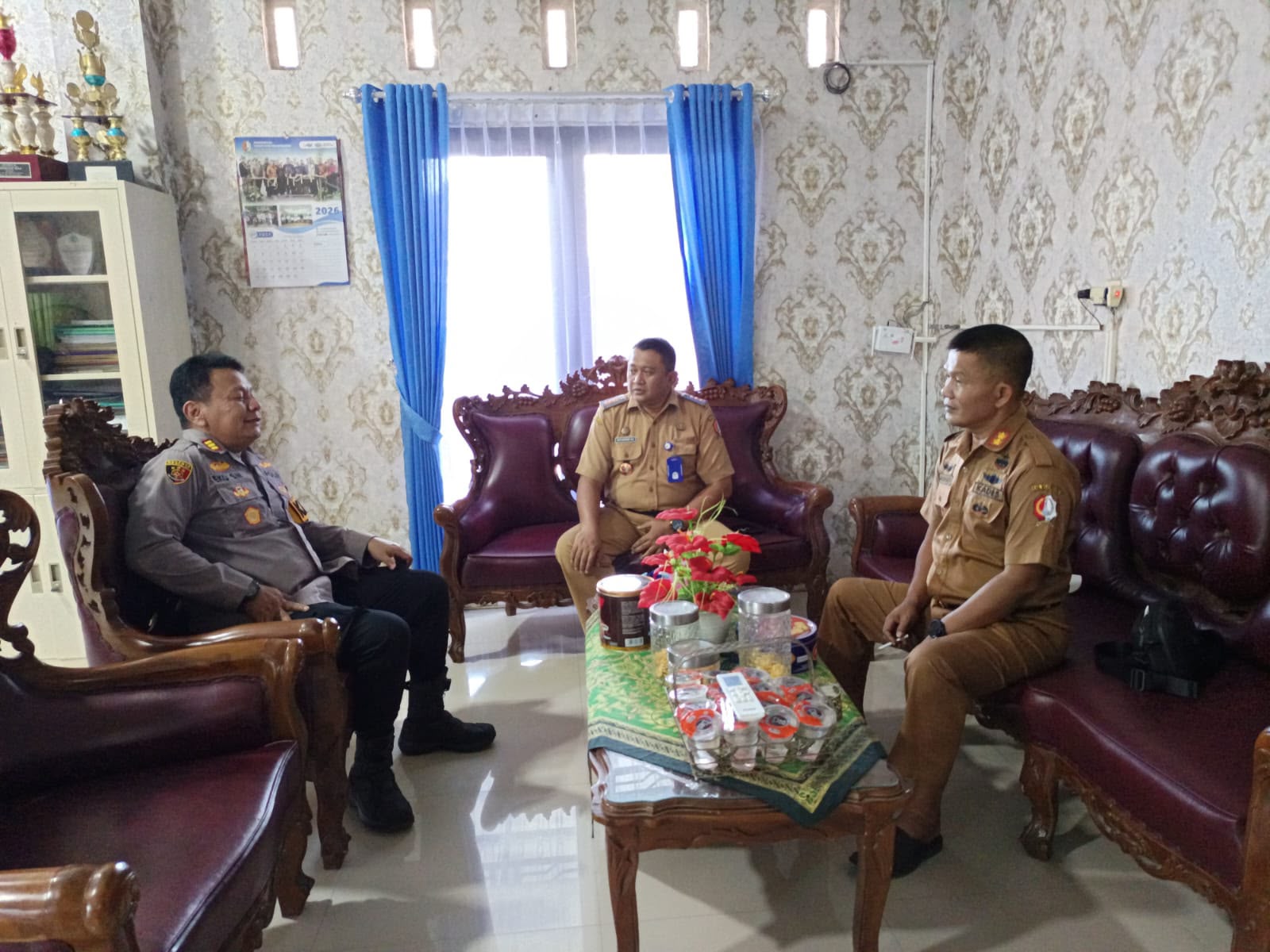 SINERGITAS POLRI DENGAN FORKOPIMCAM, KAPOLSEK SUMBERREJO LAKSANAKAN SAMBANG SILATURAHMI