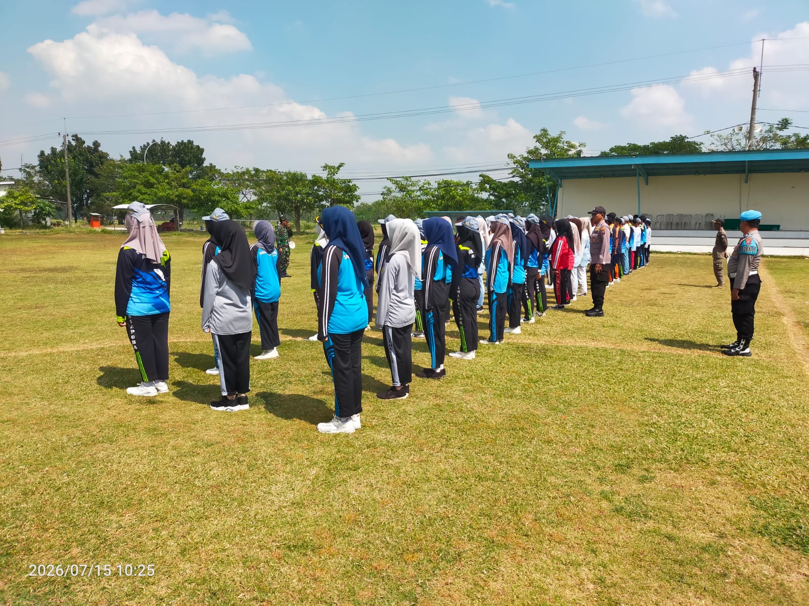 Polsek dan Koramil Kepohbaru Gelar Seleksi Calon Anggota Paskibra Kecamatan Kepohbaru