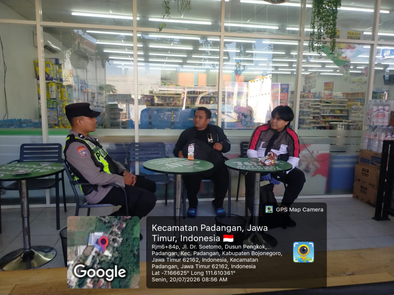 Polsek Padangan Laksanakan Patroli Dialogis, Berikan Imbauan Kamtibmas