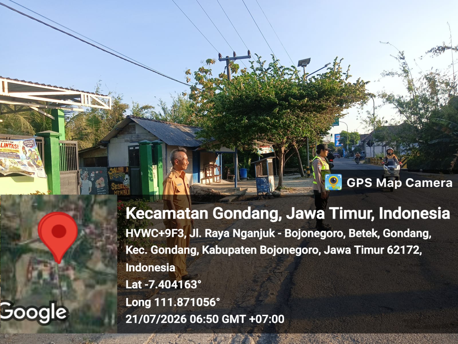 Polsek Gondang Melaksanakan Program Sapa Pagi