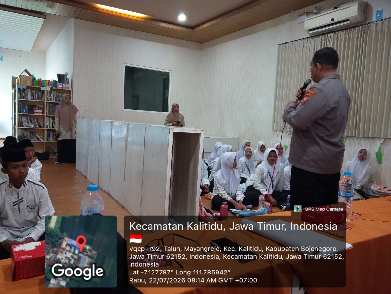 Cegah Aksi Bullying, Kanit Binmas Laksanakan Binluh Di Lingkungan Pondok Pesantren