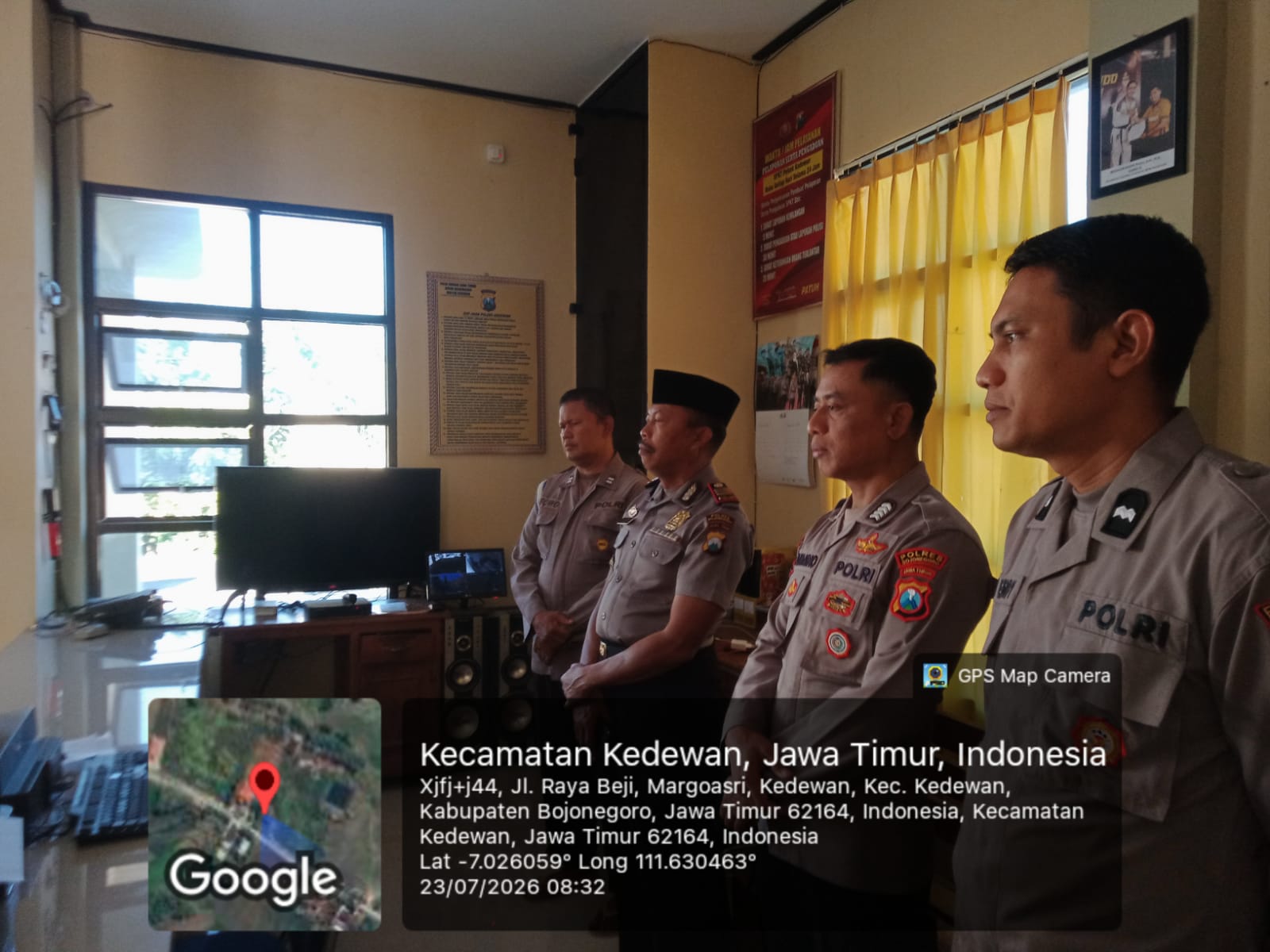 Polsek Kedewan Ikuti Zoom Binrohtal