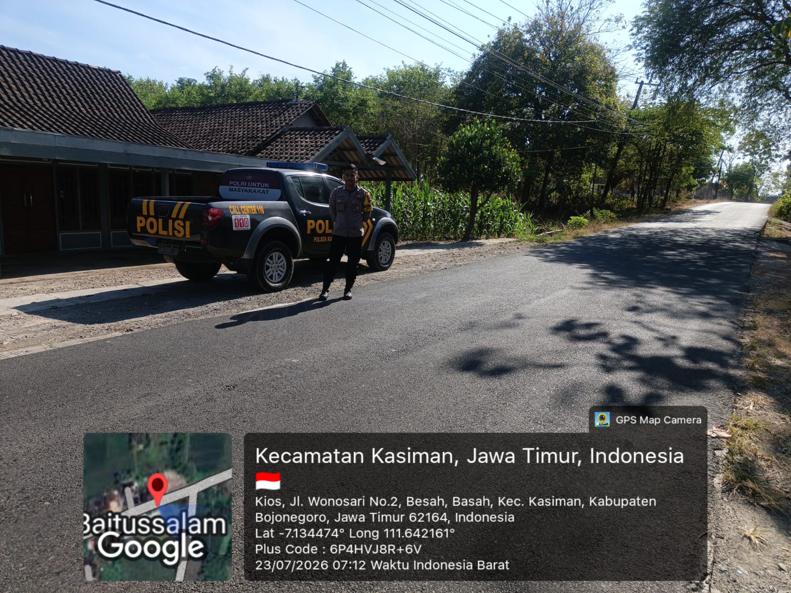 Polsek Kasiman Melaksanakan Program Sapa Pagi