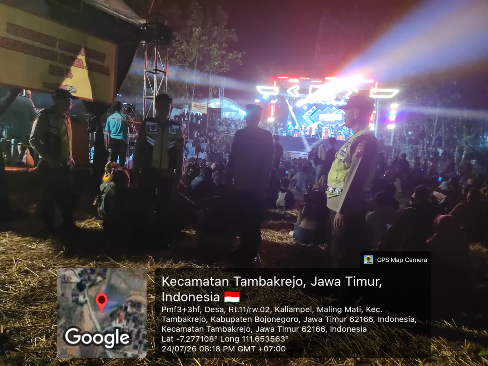 Intensifkan patroli di Malam Hari, Polsek Tambakrejo Tingkatkan Patroli langit biru pada Jam Rawan