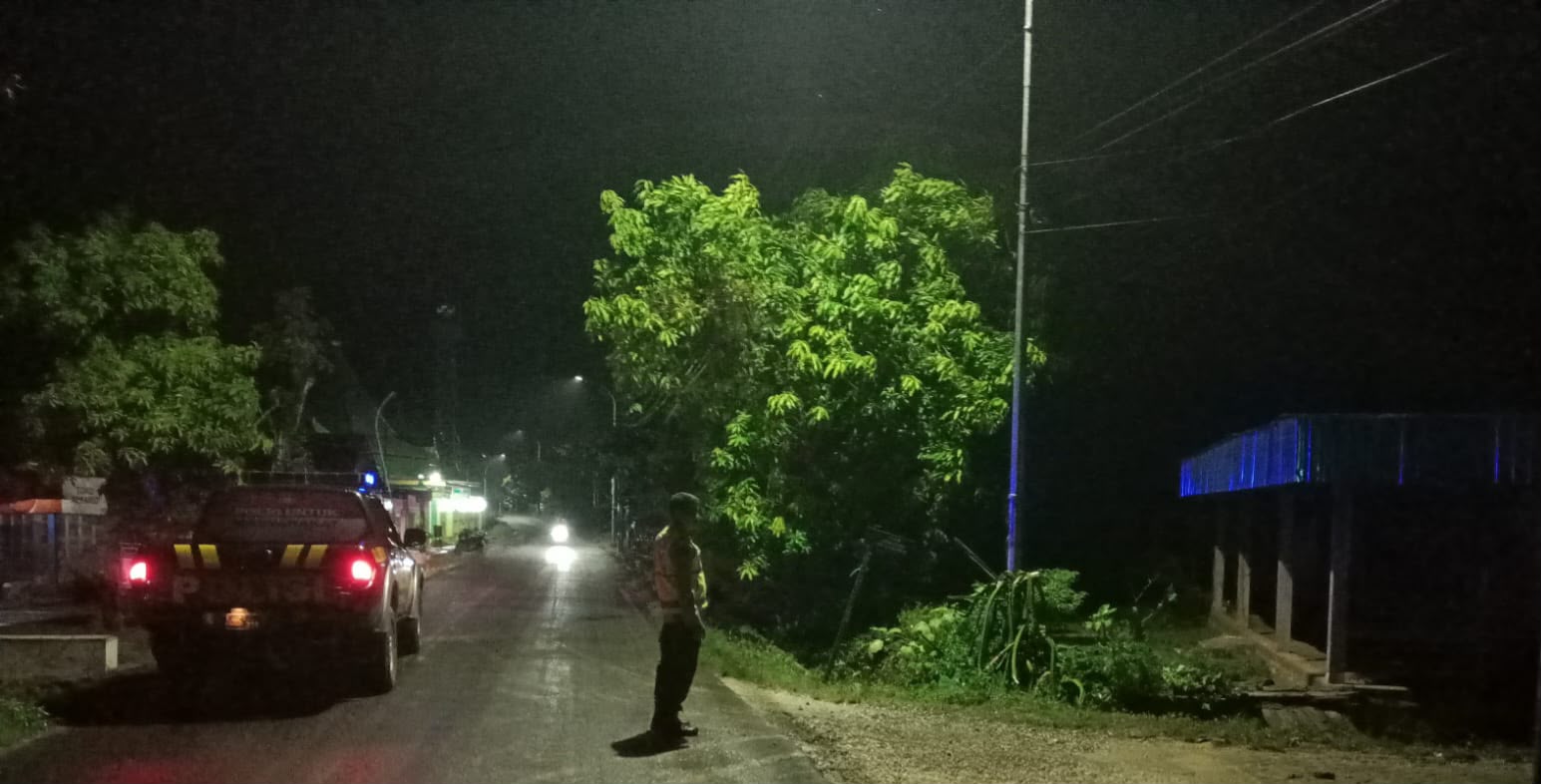 Patroli Malam Antisipasi Tindak kejahatan 3C di wilayah malo
