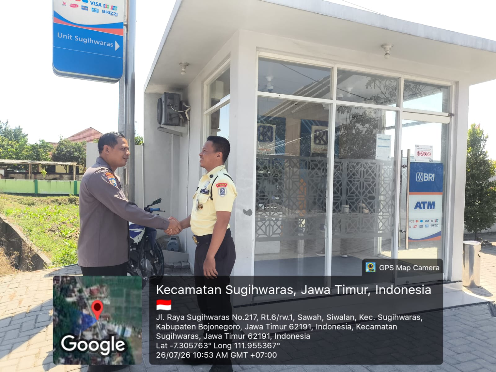 Patroli Sapa Siang Polsek Sugihwaras guna antisipasi gangguan Kamtibmas