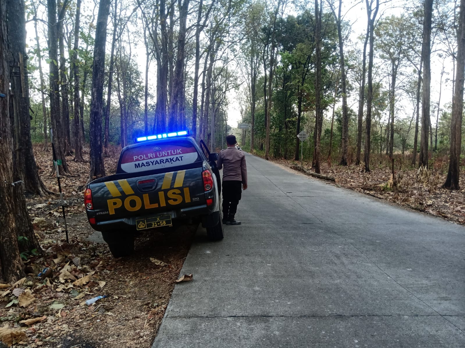 Polsek Ngasem Antisipasi Balap Motor