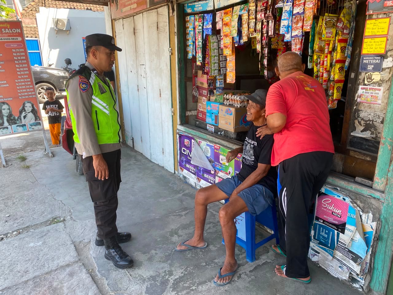POLSEK SUMBERREJO HADIR DI TENGAH MASYARAKAT, PATROLI DIALOGIS PERERAT KEMITRAAN DAN JAGA KAMTIBMAS