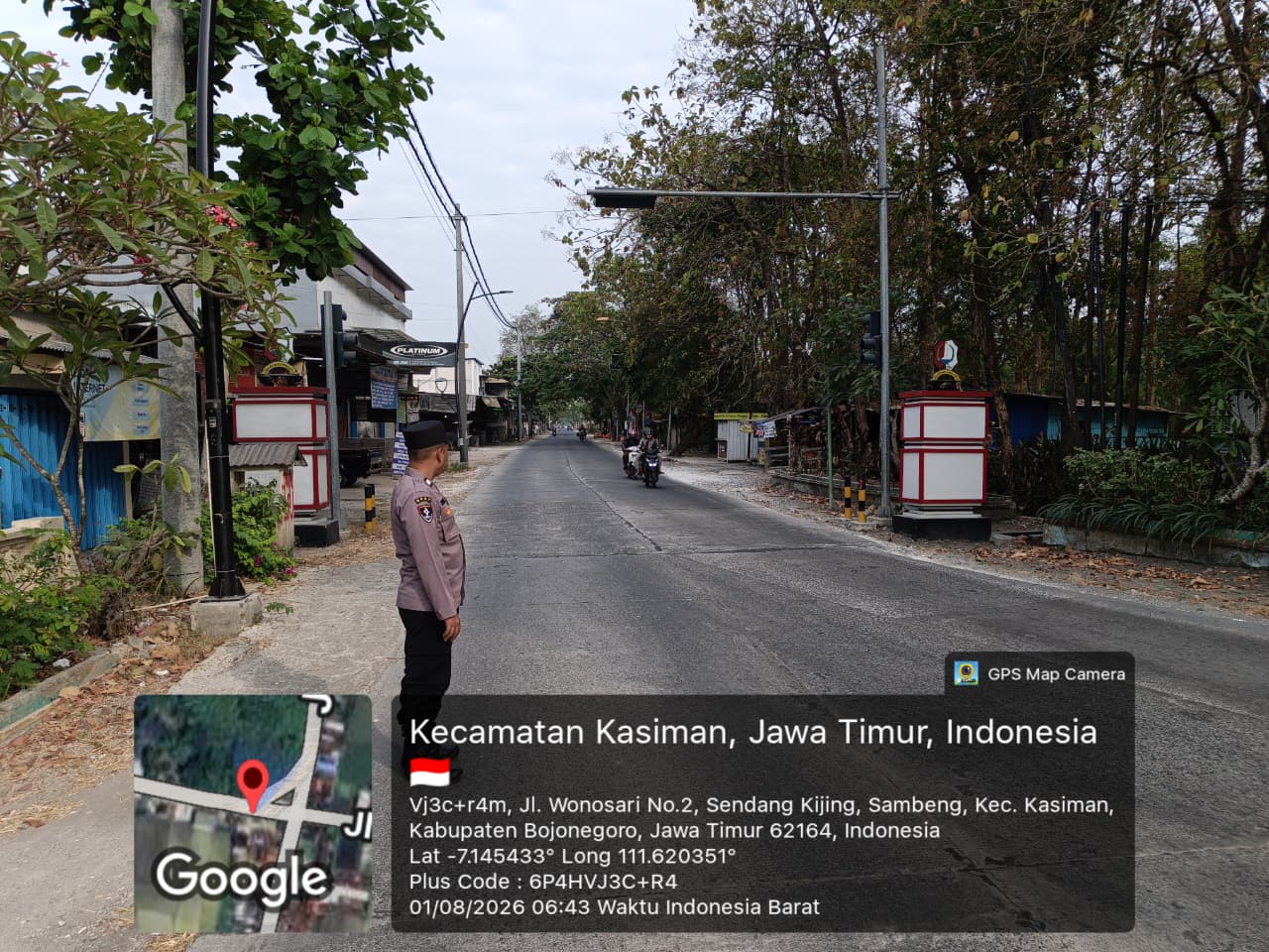 Polsek Kasiman Melaksanakan Program Sapa Pagi