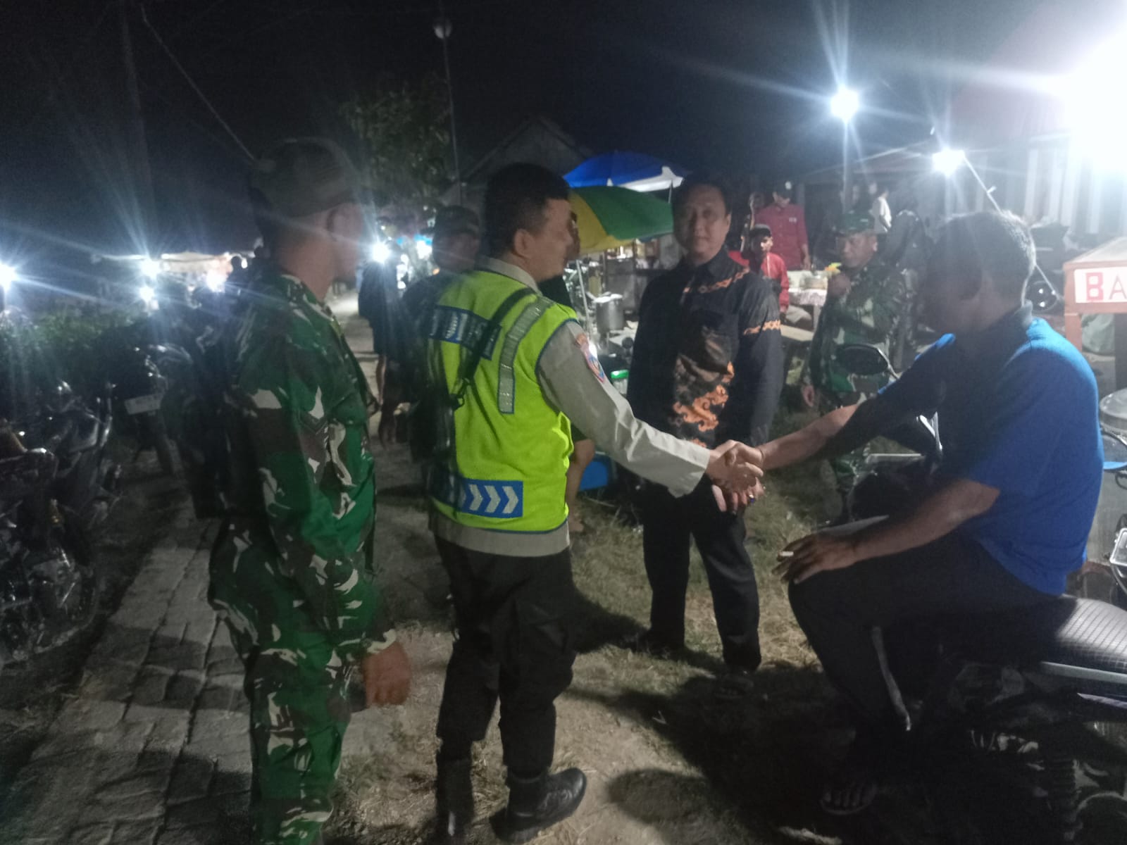Wujudkan Kamtibmas Yang Kondusif, Polsek Ngraho Polres Bojonegoro Amankan Giat Masyarakat