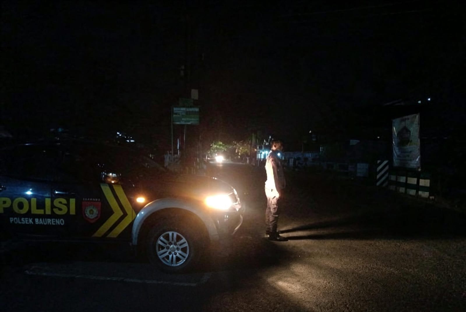 Polsek Baureno Tingkatkan Patroli Malam Pada Jam Rawan Untuk Cegah Gangguan Kamtibmas