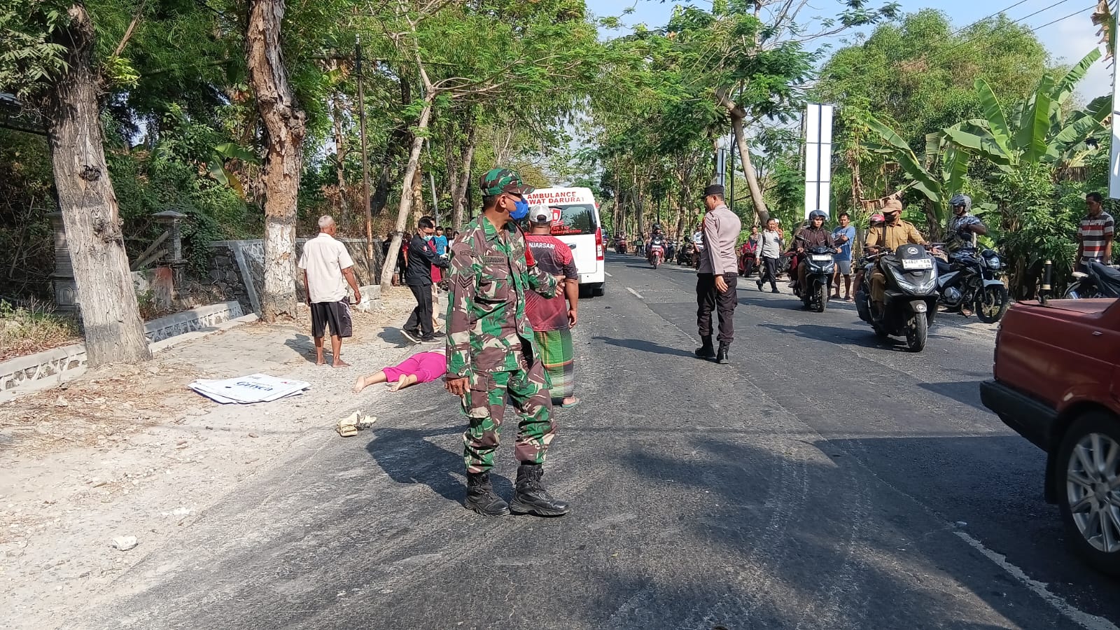 Respon Cepat Polsek Trucuk Datangi TKP Laka Lantas, Wujud Nyata Layanan Call Center 110