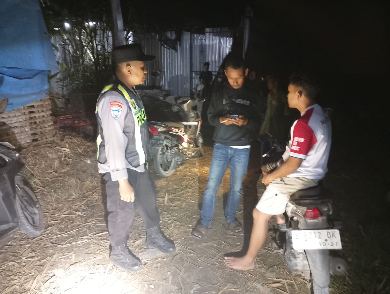 Bhabinkamtibmas Polsek Kalitidu Ajak Warga Peduli Harkamtibmas