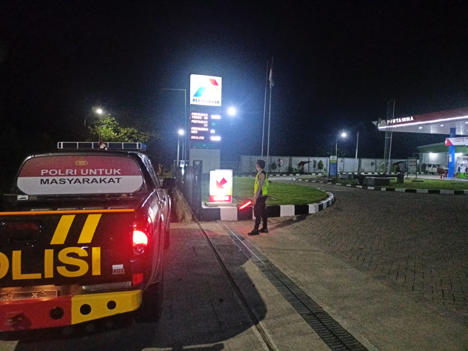 Polsek Margomulyo Melaksanakan Giat Sapa Malam Guna Antisipasi Kriminalitas