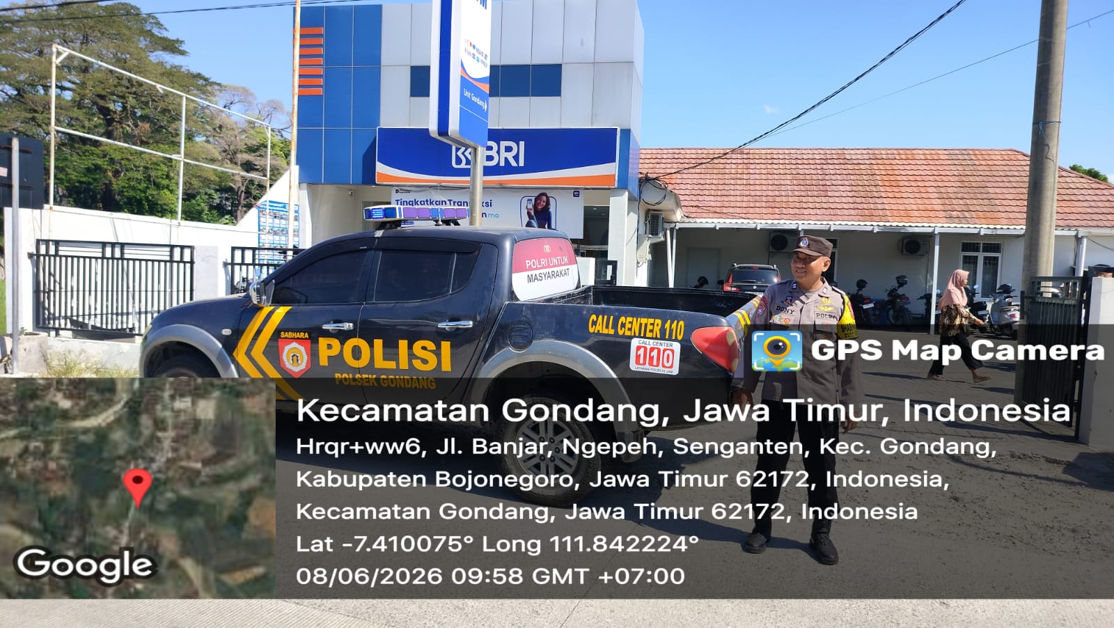 Antisipasi Gangguan Kamtibmas, Anggota Polsek Gondang Melaksanakan Patroli sapa siang Di Wilayah Kecamatan Gondang