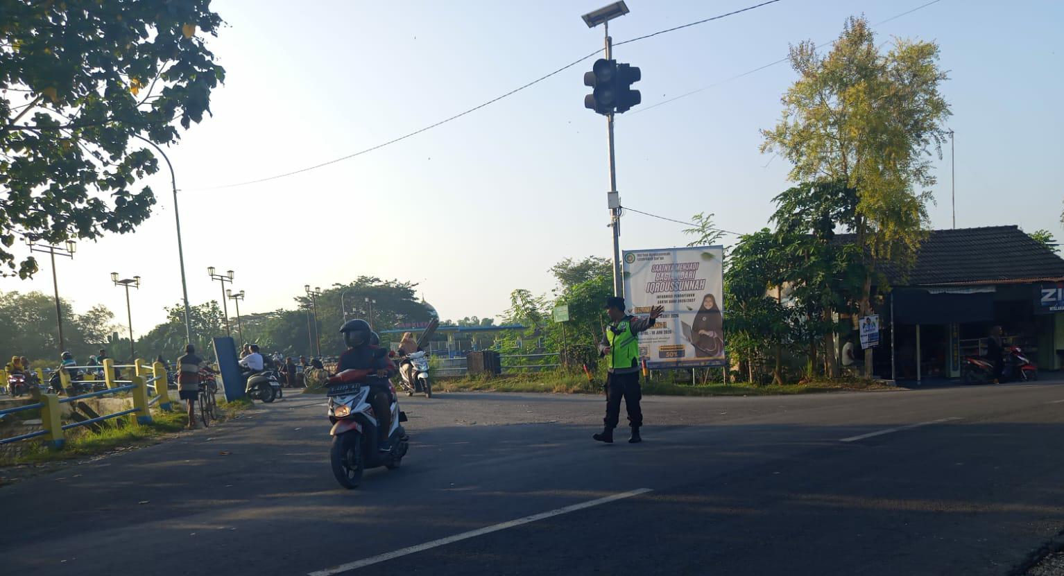 Polsek Sukosewu laksanakan sapa pagi