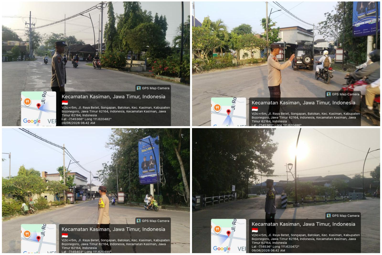 Polsek Kasiman Melaksanakan Program Sapa Pagi