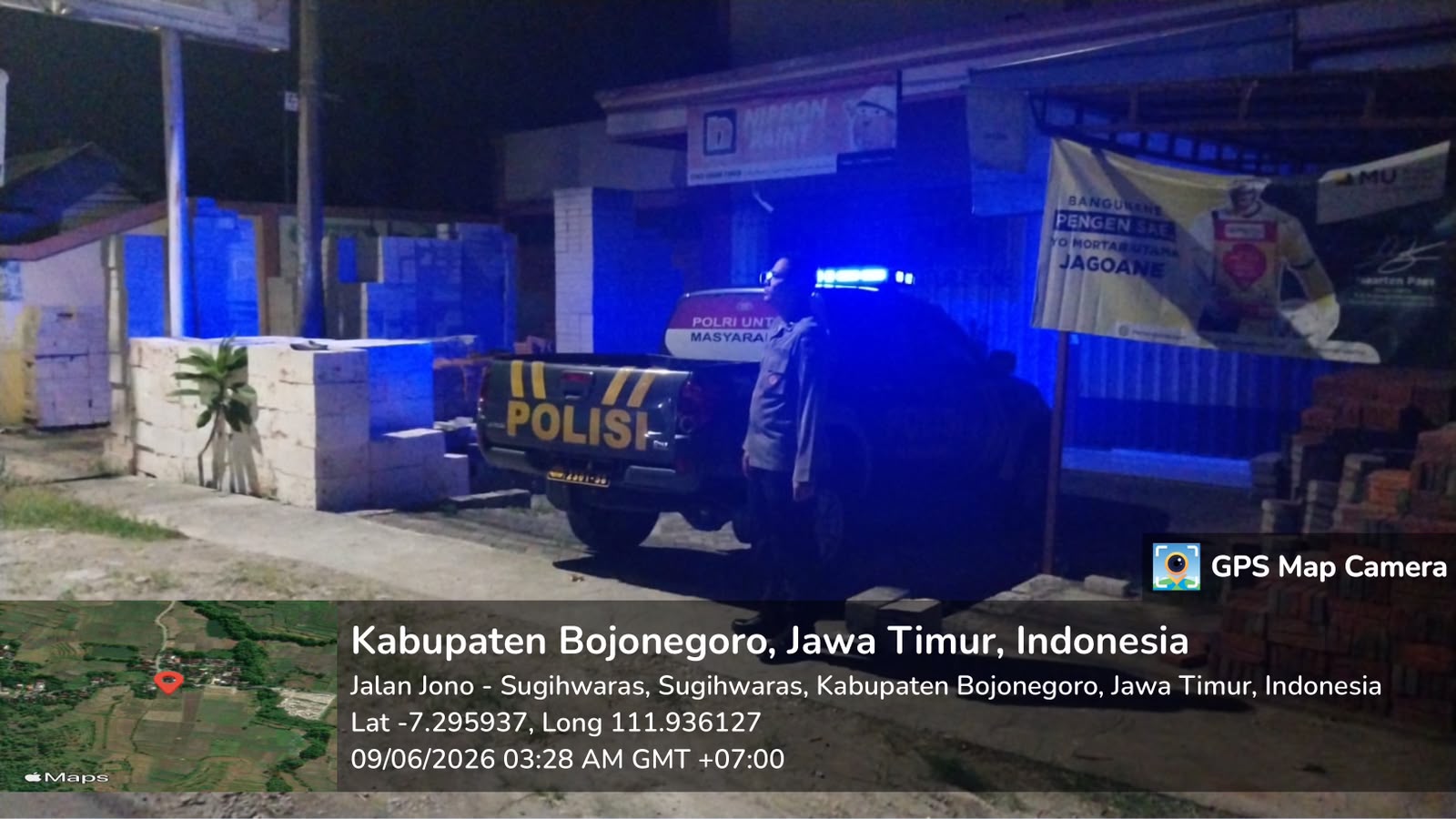 Polsek Sugihwaras Gelar Patroli Sapa Fajar Jaga Keamanan dan Ketertiban Masyarakat
