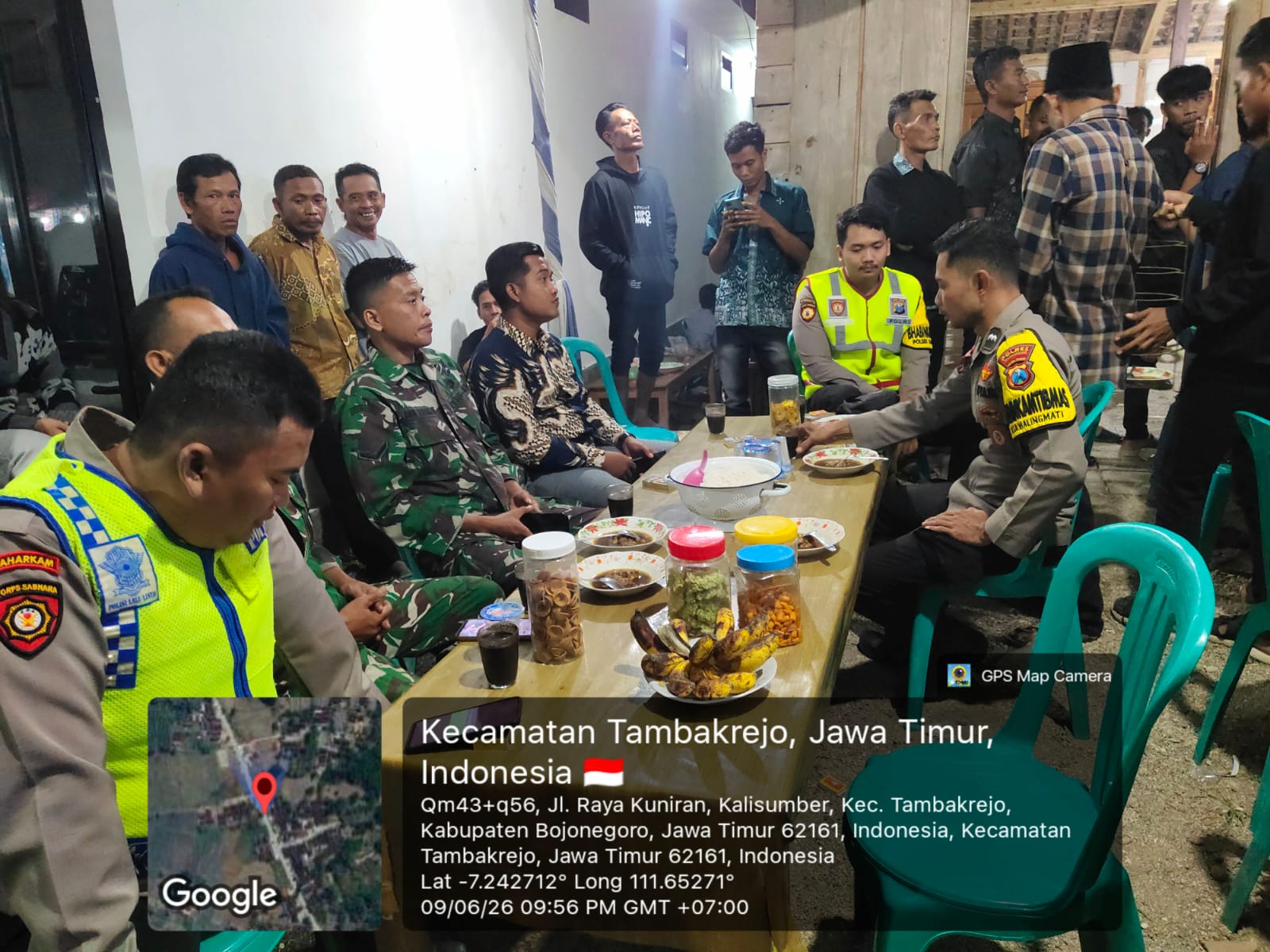 Intensifkan patroli di Malam Hari, Polsek Tambakrejo Tingkatkan Patroli langit biru pada Jam Rawan