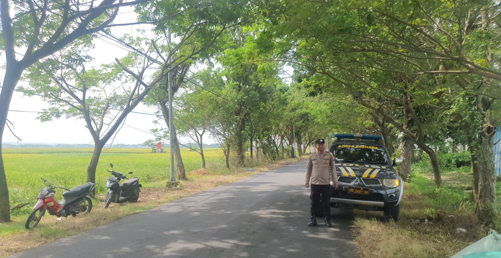 Antisipasi Tindak Kejahatan, Polsek Kepohbaru Intensifkan Patroli Sapa Siang
