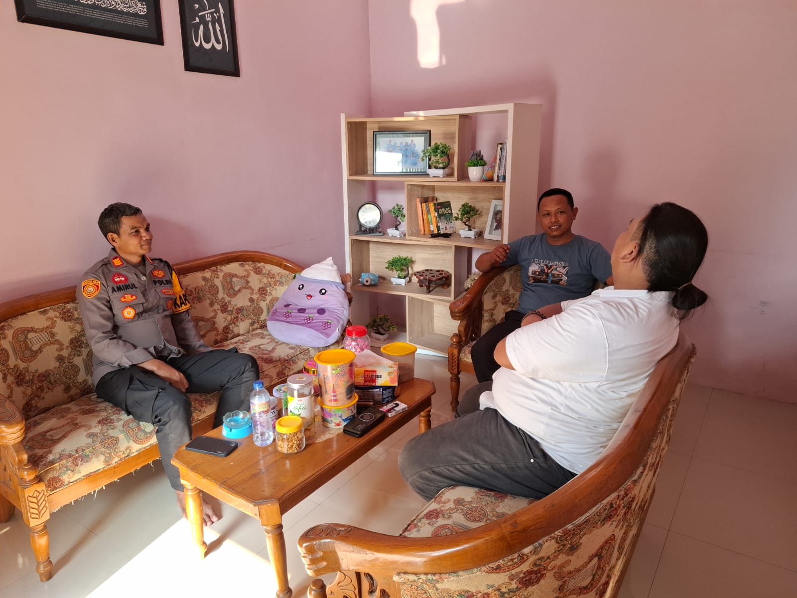 Patroli dialogis sapa Siang Polsek Gayam antisipasi gangguan Kamtibmas