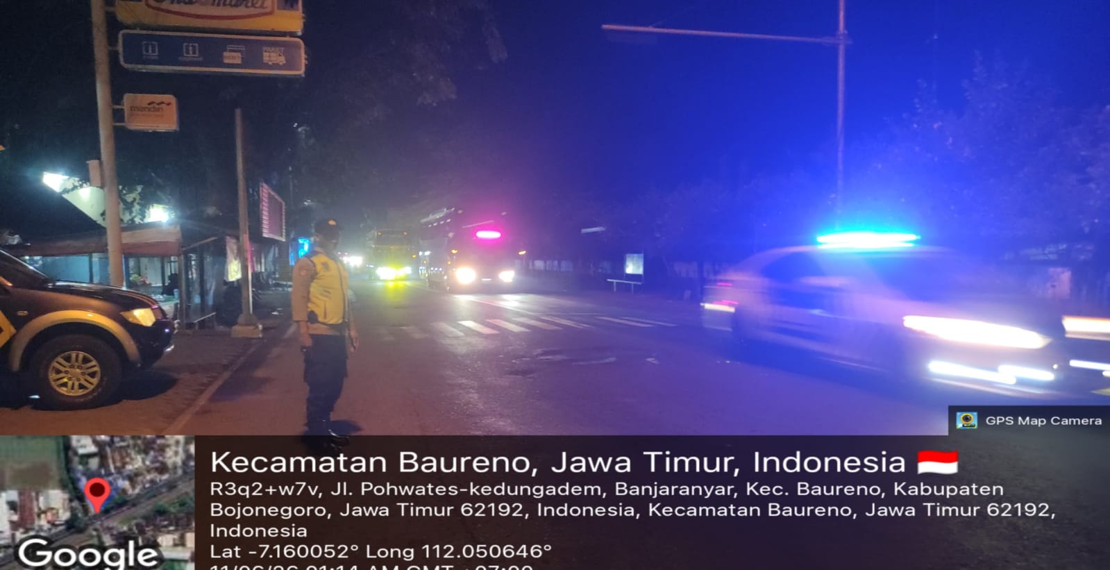 Polsek Kepohbaru Gelar Pengamanan Kepulangan Jemaah Haji Kabupaten Bojonegoro